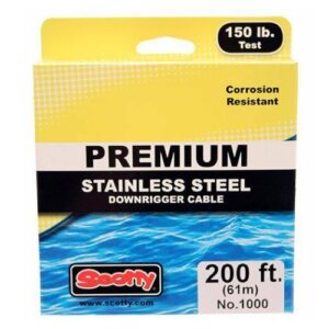 Scotty Downrigger Cable 150lb 200ft