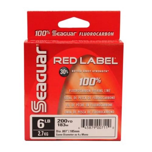 Seaguar Red Label Fluorocarbon 6lb 250yds - D&R Sporting Goods