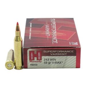 Hornady Superformance 243 Win V-Max 58gr SPF