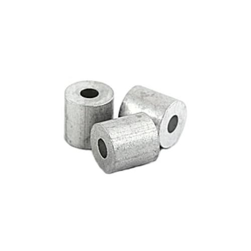 1000 Pack 3/32 Aluminum Cable Double Ferrules – Snare Trapping – Unbranded
