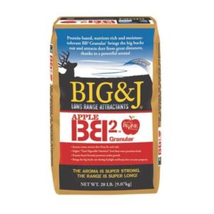 BIG & J - BB2 Apple Scented Granular Attractant & Feed 20lb bag