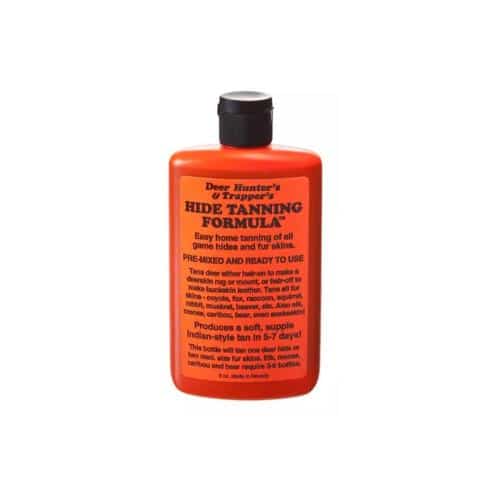Hide And Fur Tanning Solution – 8 Oz Bottle For Deer Hunters & Trappers
