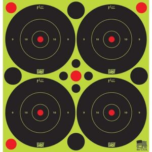 Splatter Shot 3" Green Bullseye Target