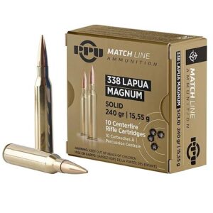 PPU 338 Lapua Mag Solid 240gr
