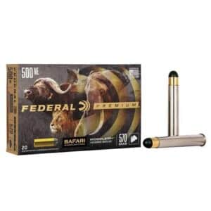 Federal Premium Safari 500 Nitro Express  570gr Safari Woodleigh Hydro Solid