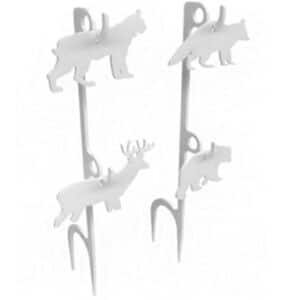 Birchwood Casey 22 Rimfire AR500 1/4" Animal Target Set