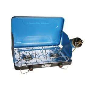 World Famous Deluxe Propane Stove Dual Burner