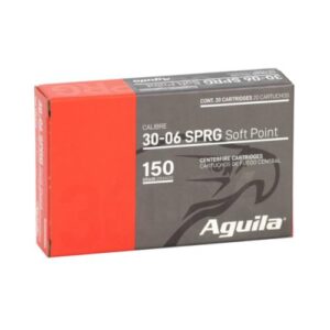Aguila 30-06 SPRG Interlock 150gr Soft Point Brass Cased