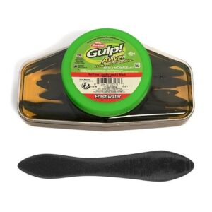 Berkley Gulp Alive Jumbo Leech Black Bucket