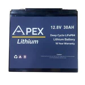 Apex Lithium 12v 30ah Deep Cycle Battery