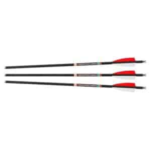 UFO Lighted Moon Nock 20" Carbon Crossbow Bolt Red 3pk
