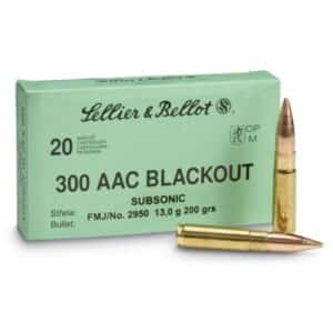 Sellier & Bellot 300 AAC Blackout 200gr FMJ Subsonic