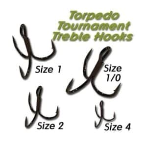 Torpedo Tournament Treble Hooks