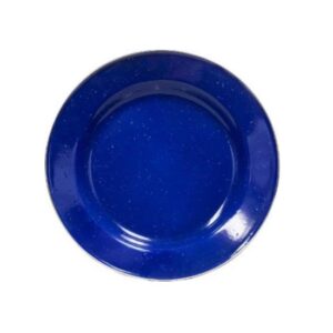 World Famous Rimmed Enamel Plate 10"