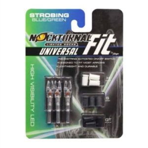 Nockturnal Shift Lighted Nocks Blue/Green Strobing